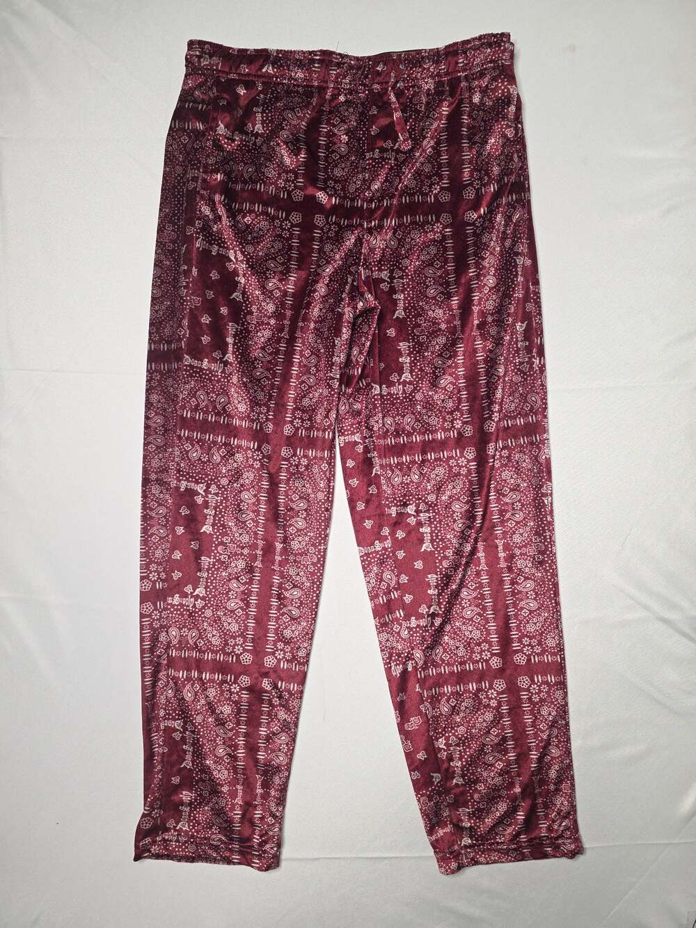 Dogg Supply by Snoop Dogg velvet/velour bandana pajama/lounge pants Size M